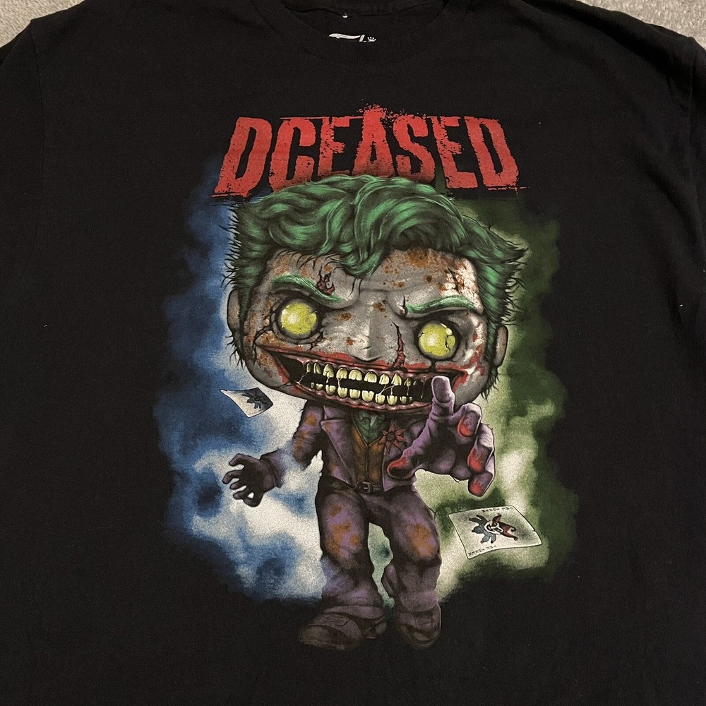 DC Dceased Bloody Joker Exclusive Tee Shirt Size XL GameStop Exclusive